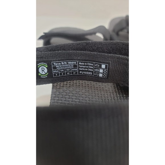 Teva NEW Original Universal Urban Black Sandals Adjustable Ankle Strap Sz.9 - Picture 10 of 11